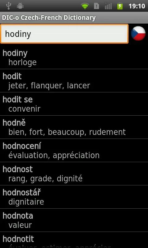 DIC-o Czech-French for Android: Offline Dictionary with 35,000+ Translations