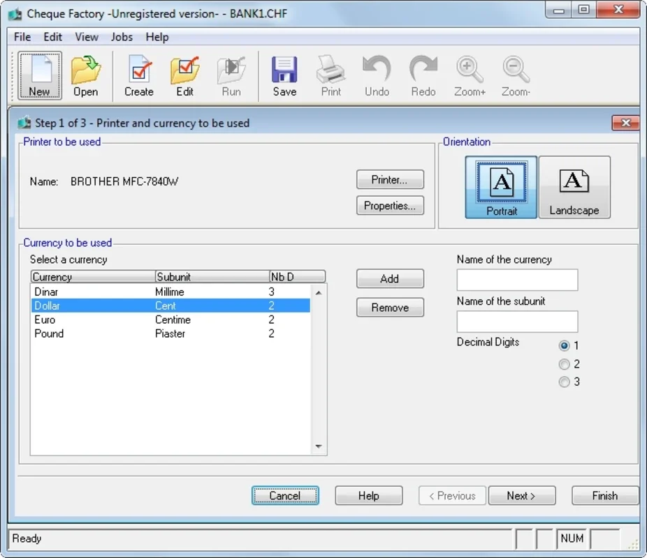 Cheque Factory for Windows - Print Cheques Easily