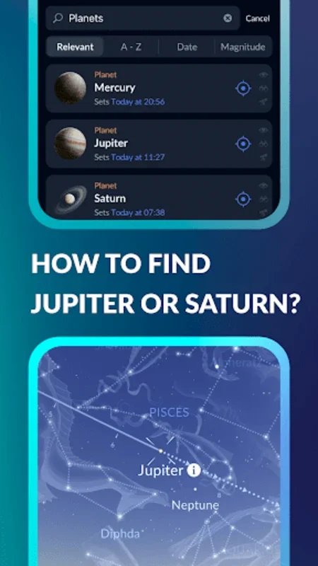 Sky Tonight for Android - Explore the Cosmos