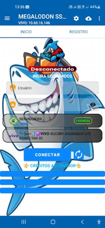 MEGALODON SSH 4G for Android - Secure Remote Access