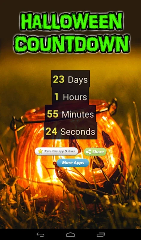 Halloween Countdown for Android - Enjoy the Spooky Countdown