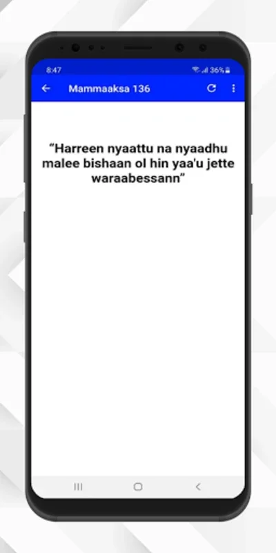 Mammaaksa Oromoo 350 for Android - Explore Oromo Proverbs