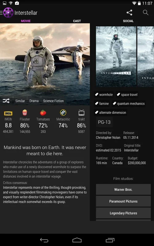 Movie Roll for Android - Stay Updated with Cinema