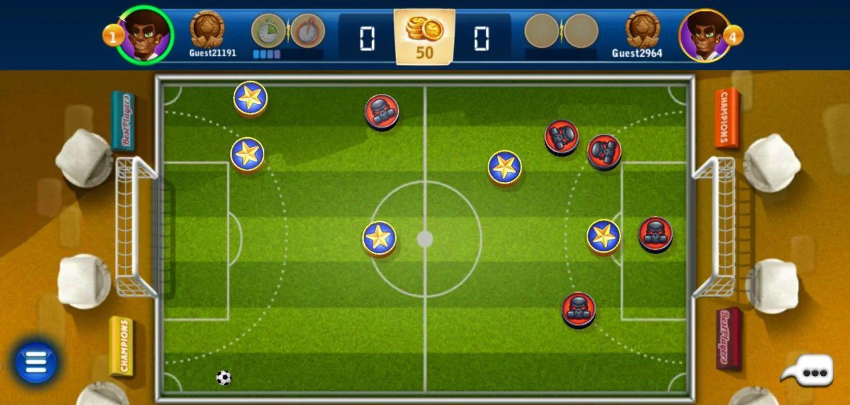 Fans Of Soccer for Android - Engaging Bottle Cap Soccer