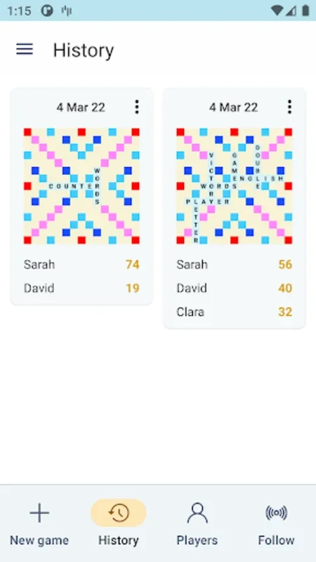 Score Keeper for SCRABBLE for Android - Streamline Your Scrabble Sessions