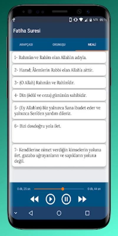 Fatiha Suresi Ve Faziletleri for Android - Enhance Your Spiritual Journey