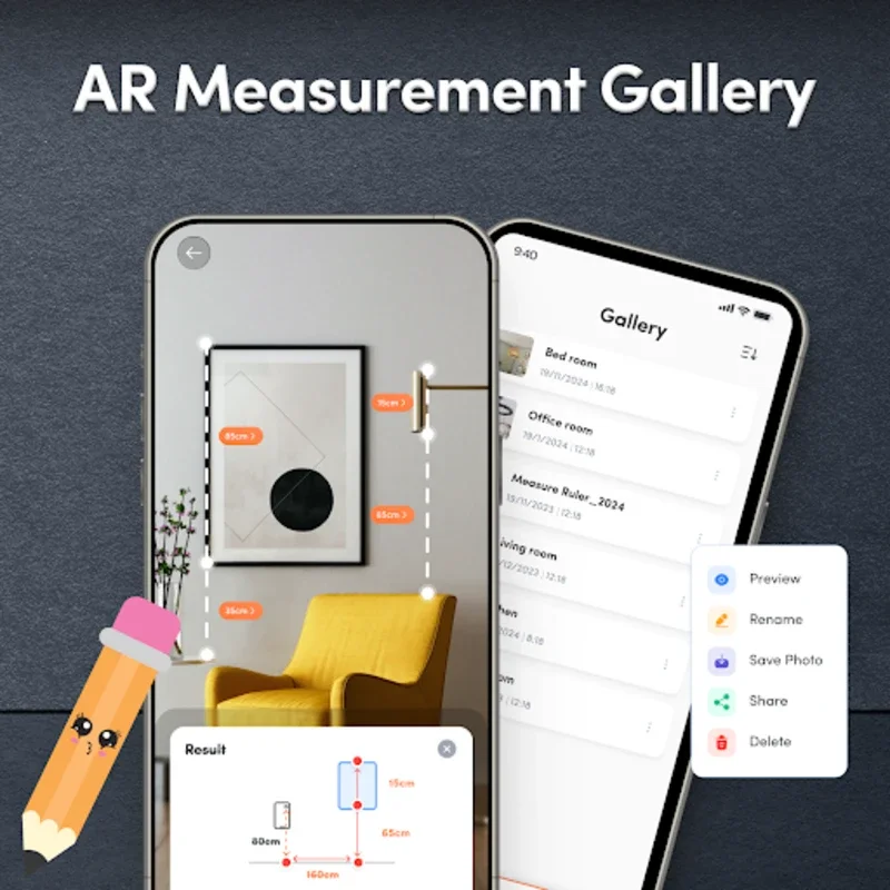 Camera AR Ruler Measuring Tape for Android - No Download Needed