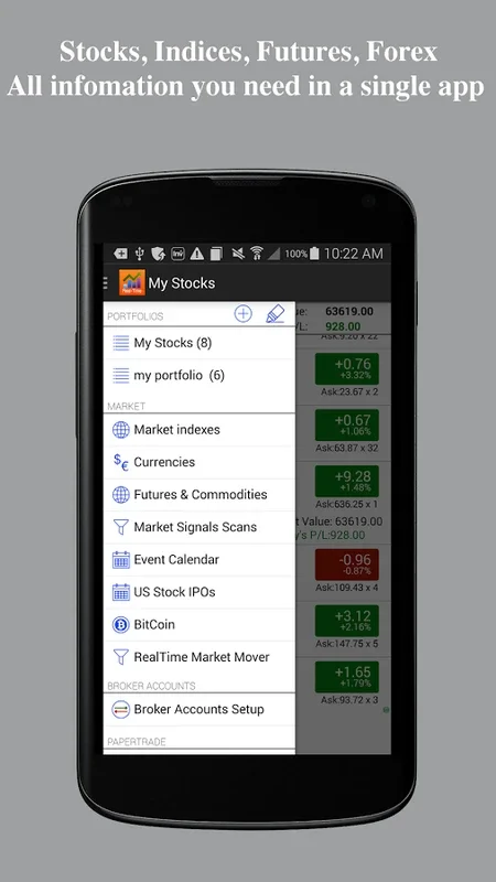 StockTracker for Android - Real-time Stock App for Trading