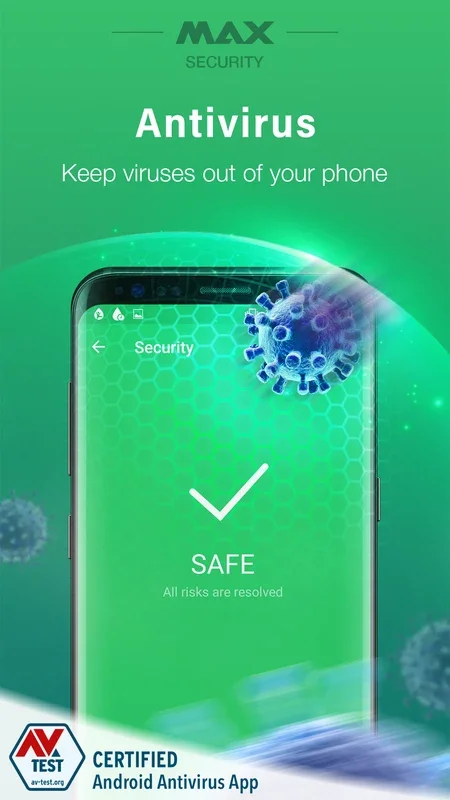 MAX Security (Virus Cleaner and Antivirus) for Android - Keep Your Device Safe