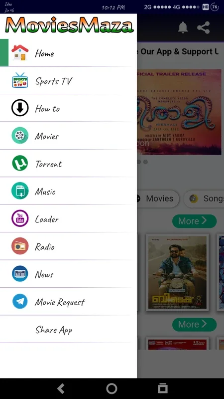 MoviesMaza for Android - Enjoy a Vast Movie Library