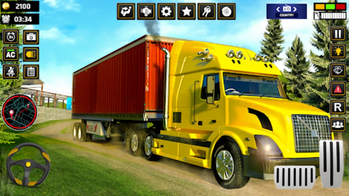 Offroad Cargo Transport Truck for Android - Navigate Challenging Terrains