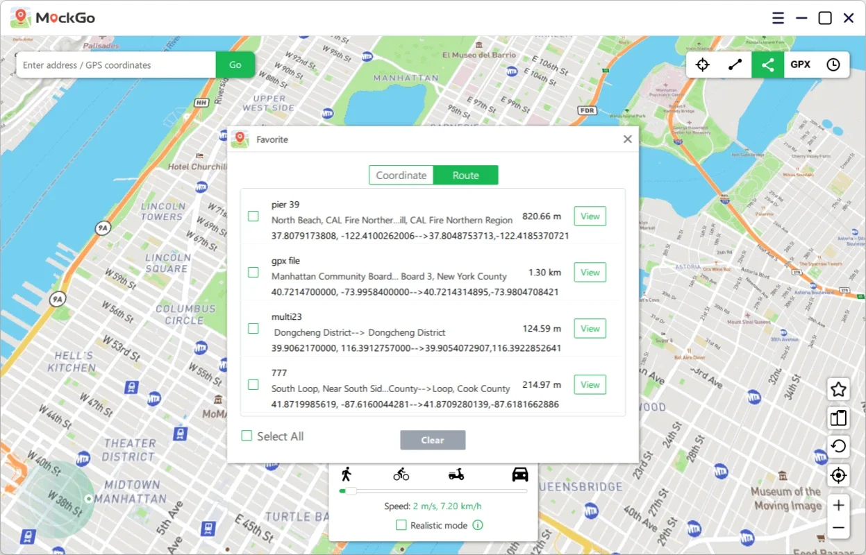 MockGo for Windows - Simulate iOS GPS Location Easily