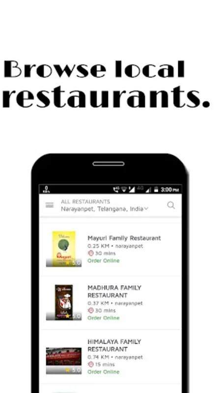 Foddy - Food Delivery App for Android: Convenient in Remote Areas