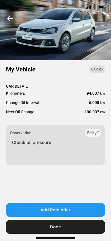 Oil Reminder for Android - Keep Your Engine Healthy