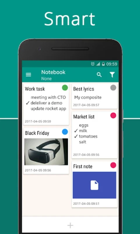 Notebook for Android - Organize Your Notes Efficiently