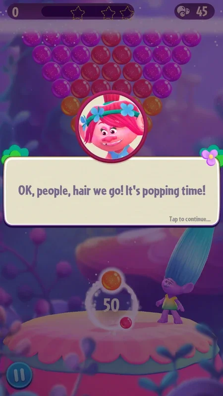 DreamWorks Trolls Pop for Android: A Fun Bubble - Popping Adventure