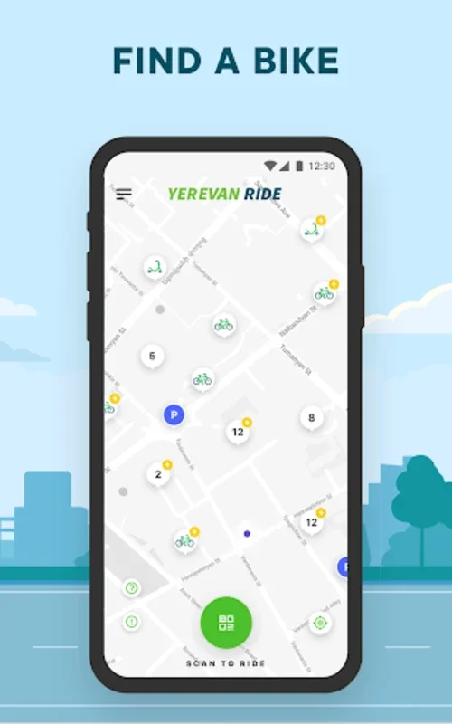 YerevanRide for Android - Navigate Yerevan with Eco-Friendly Bikes