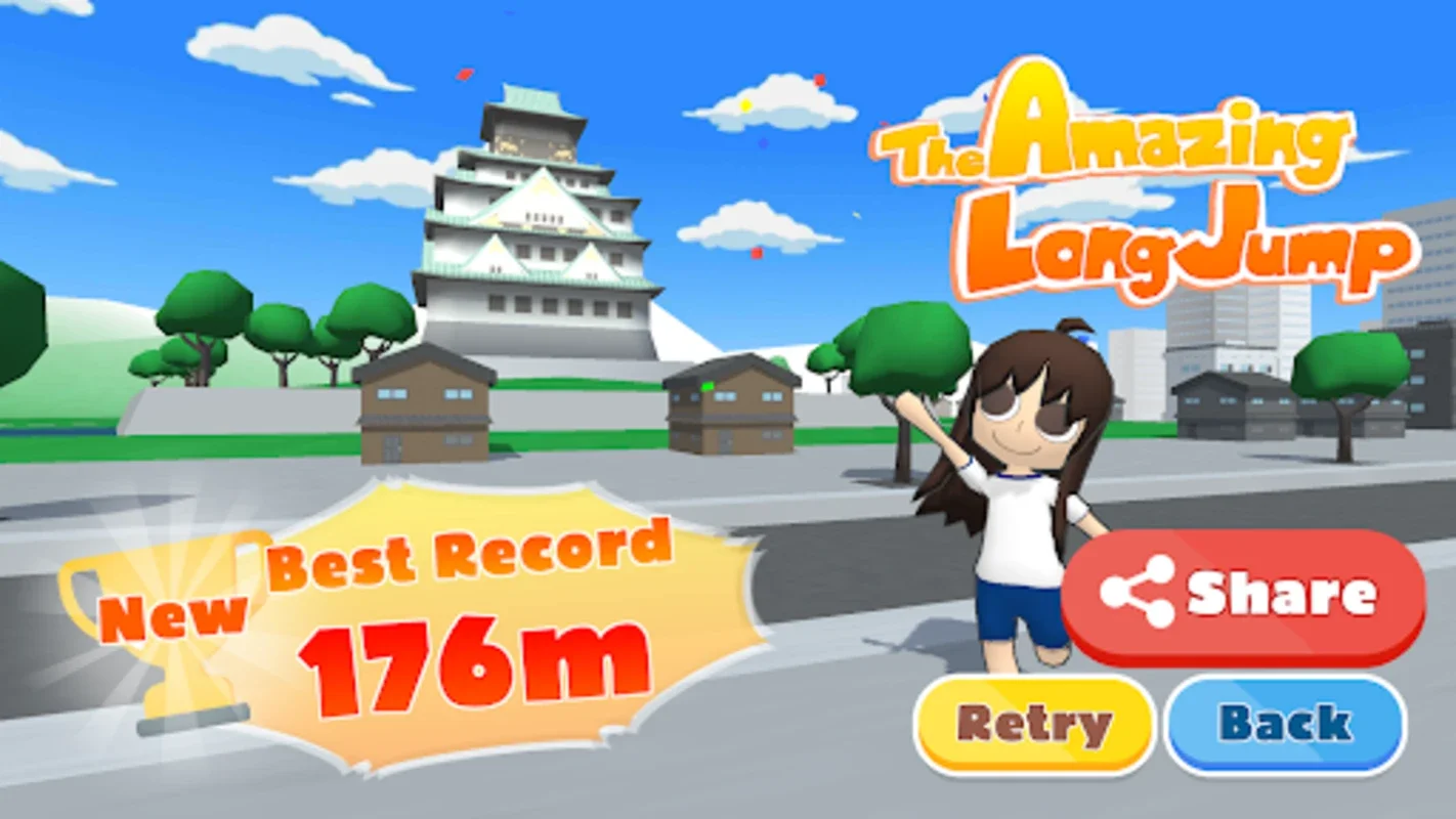 超絶！走り幅跳び for Android - Simple Two - Button Athletic Game