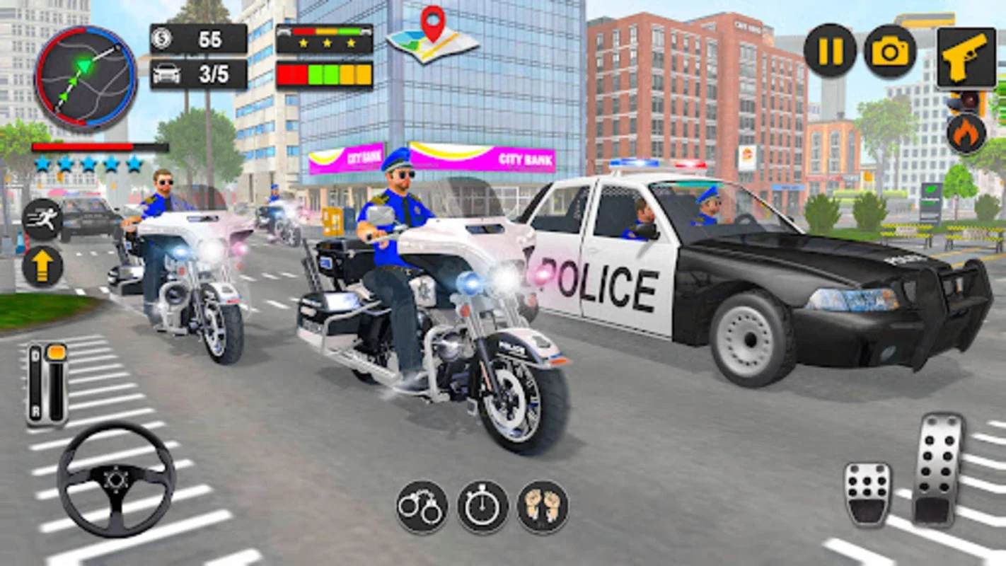 US Police Motor Bike Chase for Android - Thrilling Chase Experience