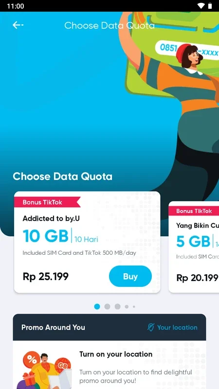 by.U Affordable Internet Card for Android - Affordable SIM Cards in Indonesia