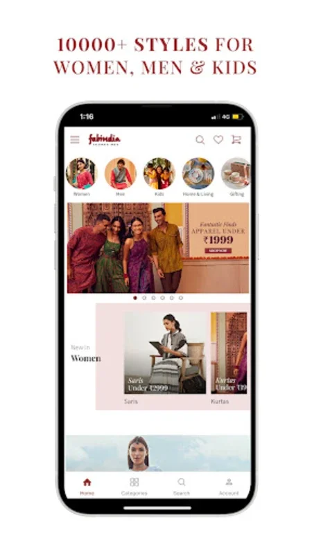 Fabindia for Android - Shop Handcrafted Fashion Online