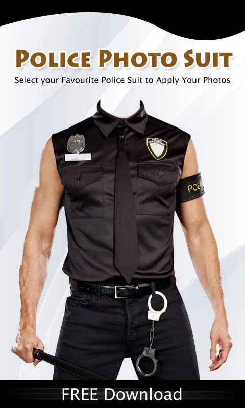 Police Photo Suit for Android - Transform Yourself