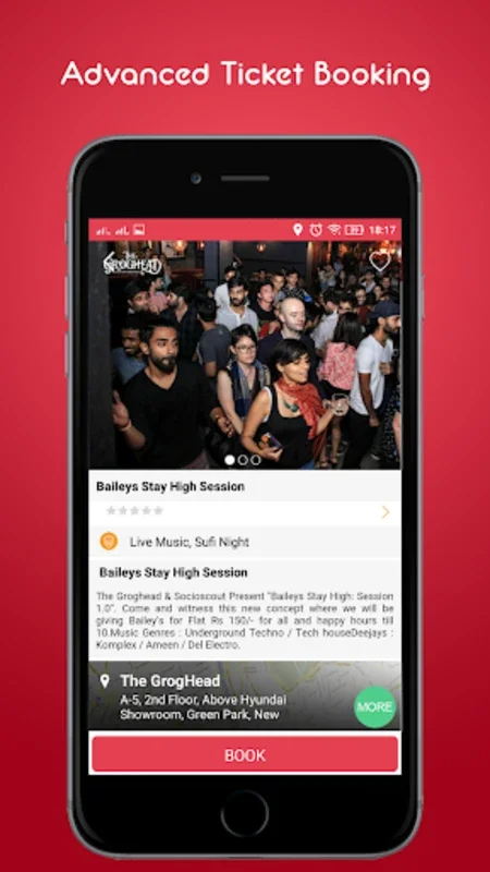 ClubGo for Android: Explore Delhi NCR's Nightlife and Events