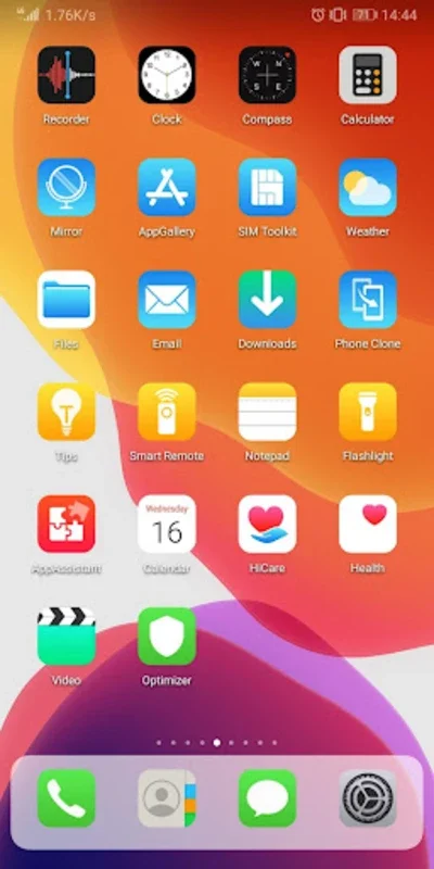 iOS 13 Free EMUI 10/9.X Theme for Android