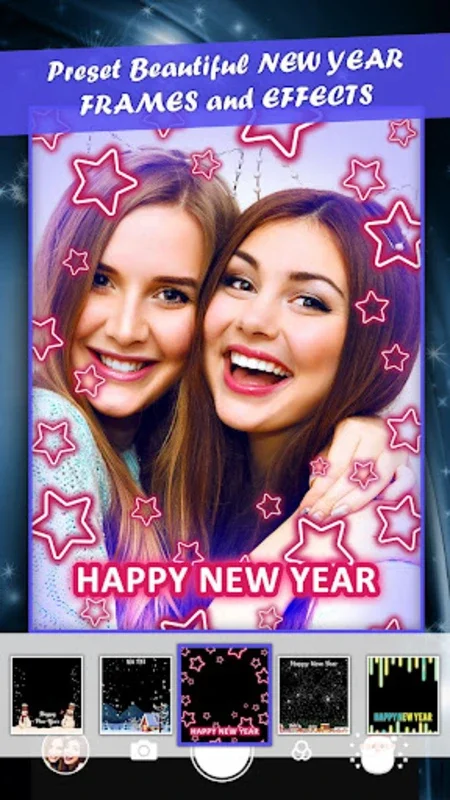 New Year Camera - Live Video a for Android: Capture Festive Moments