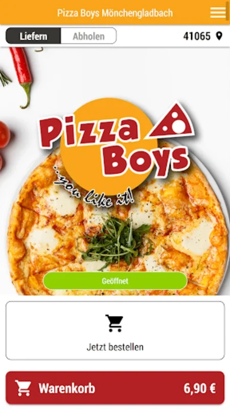 Pizza Boys Mönchengladbach for Android - Gourmet Meals at Your Fingertips