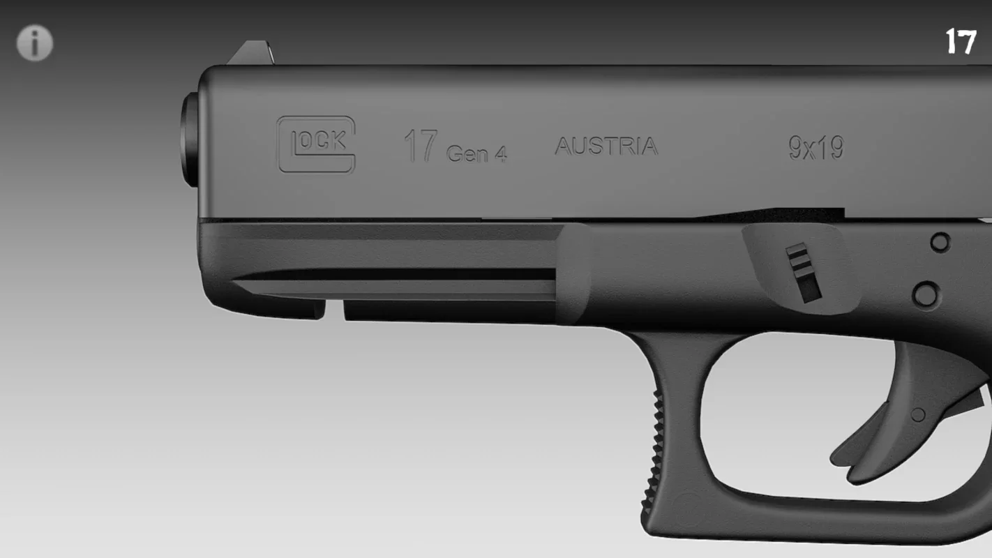 Glock 17 for Android - Realistic 3D Simulation