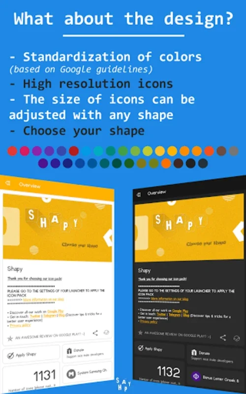 Shapy for Android - Customize Your Home Screen