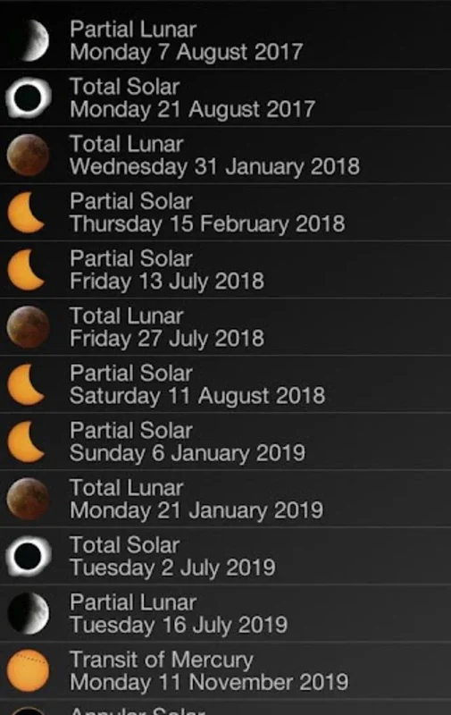 Eclipse Calculator 2 for Android - Track Celestial Events