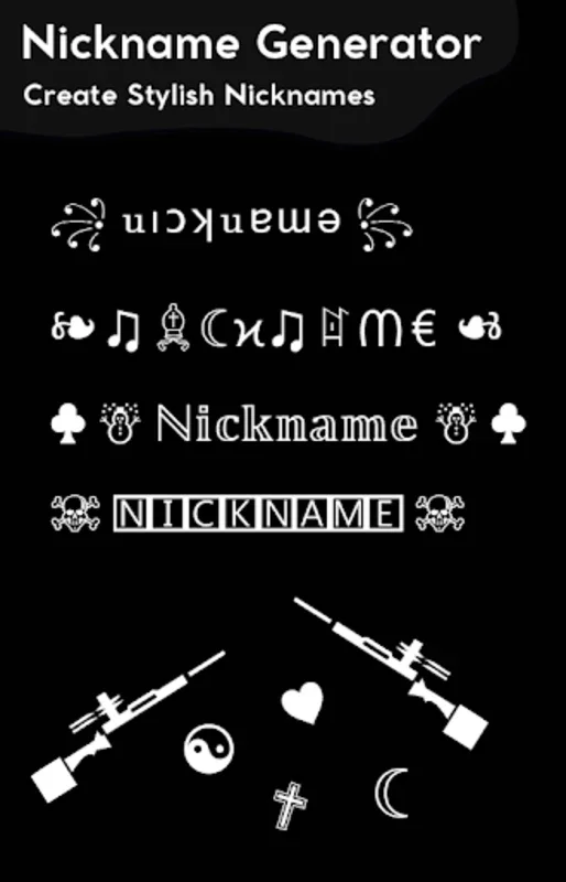 Nickname Generator: NickName for Android - Craft Distinctive Names