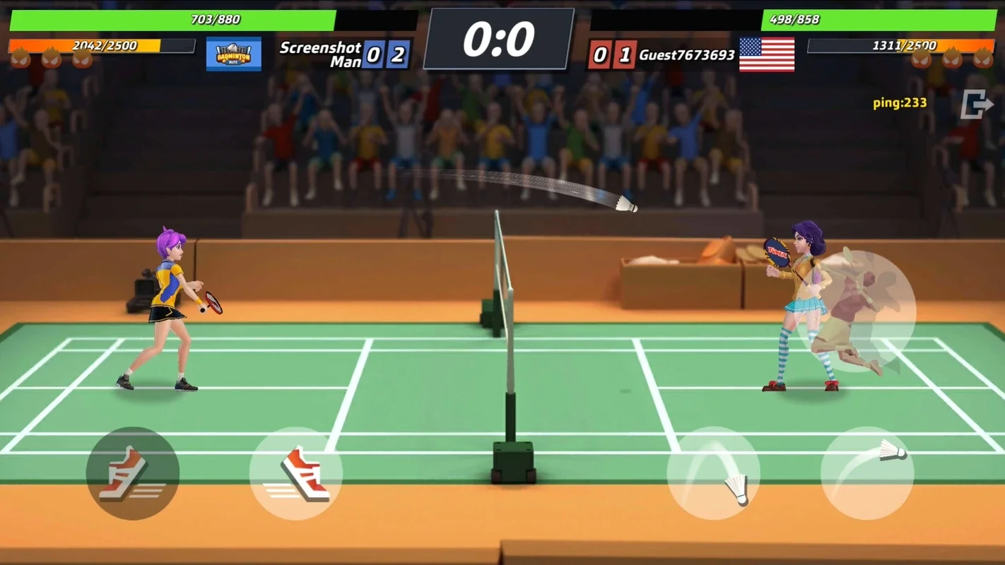 Badminton Blitz for Android: Thrilling One - on - One Badminton Duels