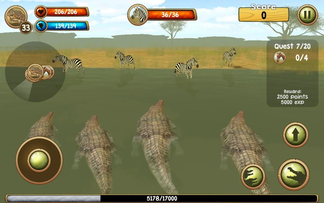 Wild Crocodile Simulator 3D for Android - No Download Needed, Play Now