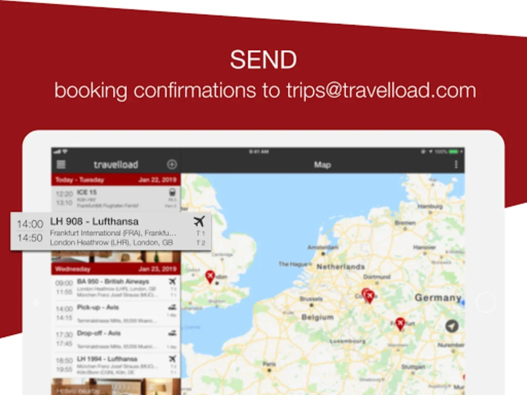 travelload trip planner for Android - Simplify Your Travels