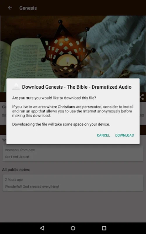 The Bible - Dramatized Audio for Android: Immersive Spiritual Experience