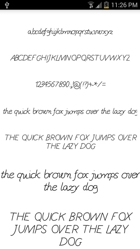 Free Fonts Pack 15 for Android - Enhance Messages