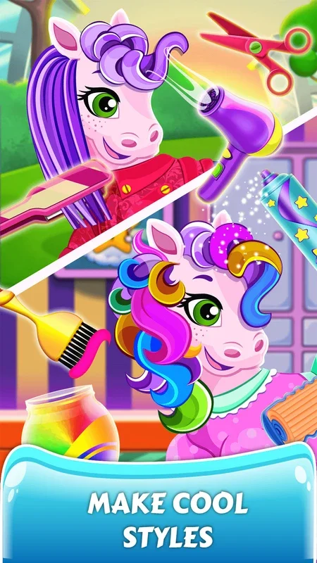 Little Pony Dressup Beauty Salon for Android: Fun Styling Game