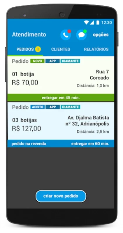 Fogás Atendimento for Android - Manage Gas Delivery Easily