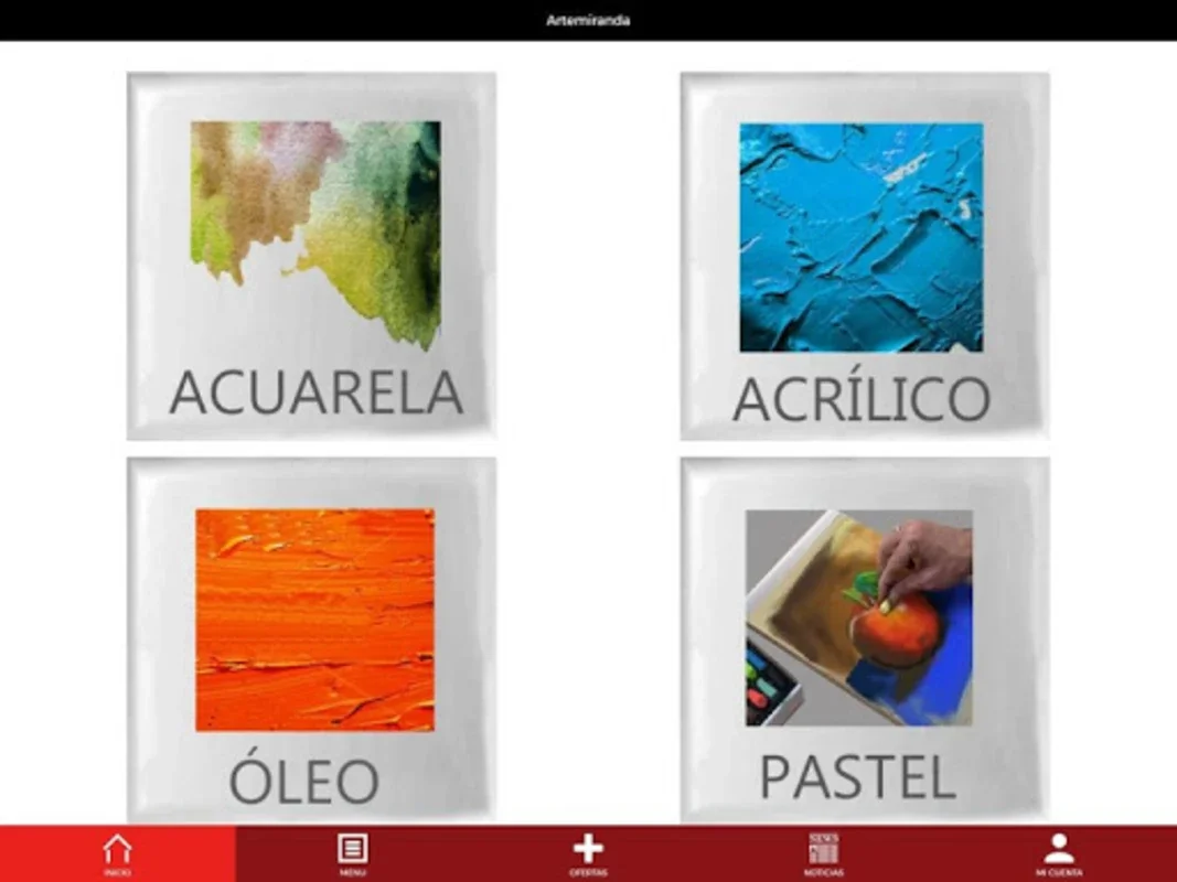 Arte Miranda for Android - Premium Fine Arts Materials