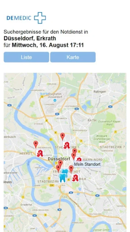 DEMedic Gesundheitsapp for Android: Swift Emergency Services