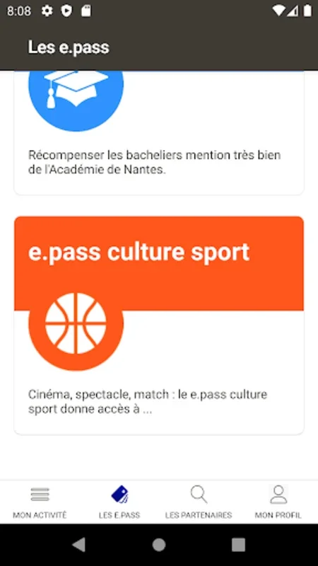 e.pass jeunes Pays de la Loire for Android - Youth Savings App