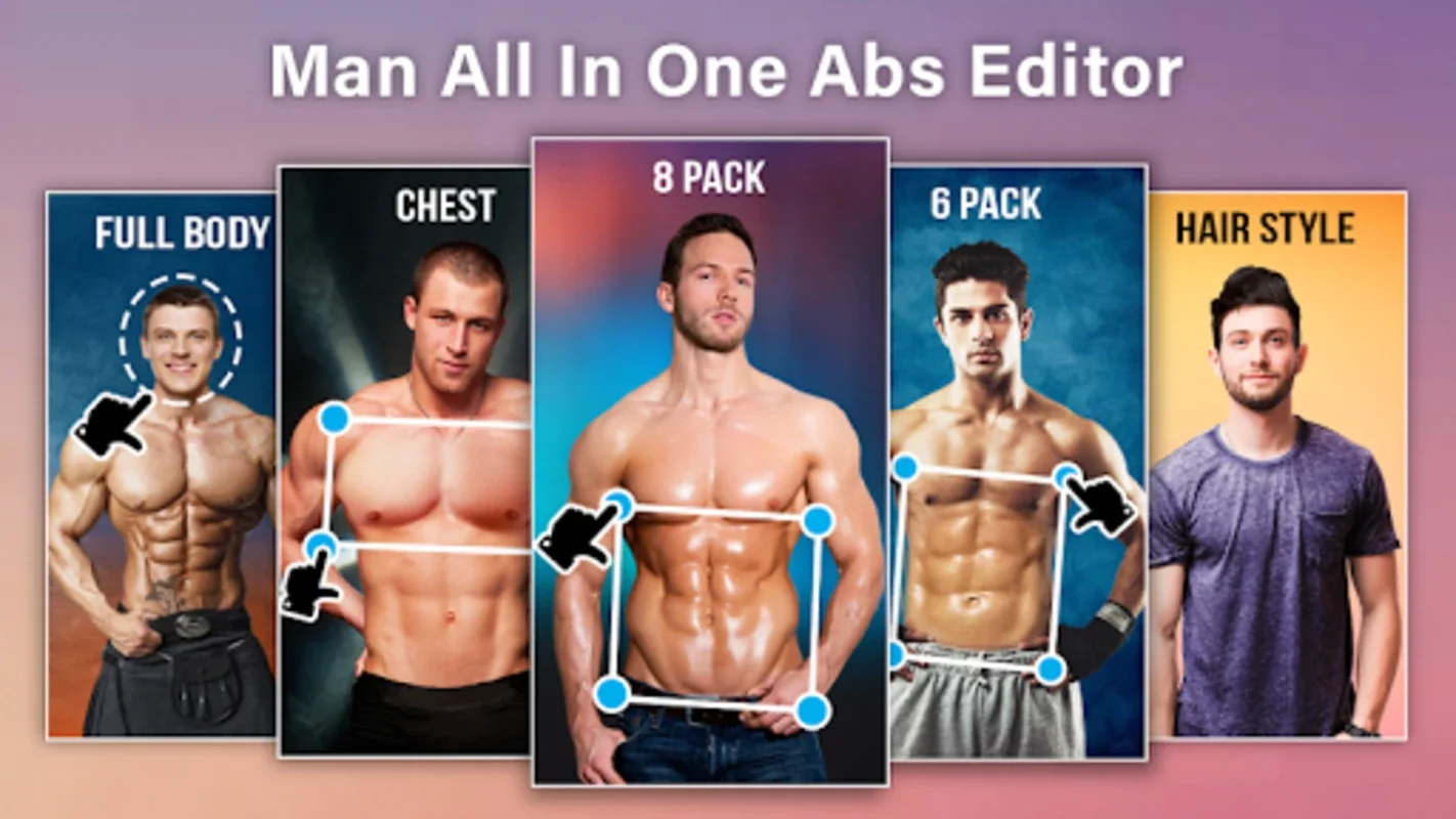 Man Abs Editor: Men Six pack for Android - Enhance Photos