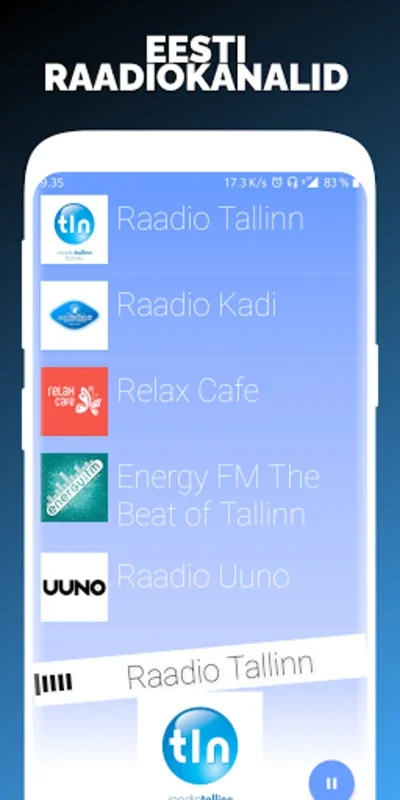 Raadio for Android - Enjoy Estonian Radio