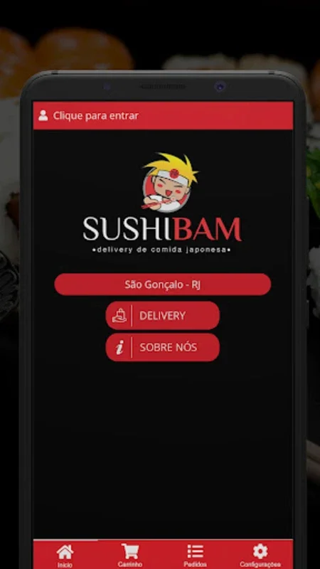 Sushibam Delivery for Android - Effortless Sushi Ordering