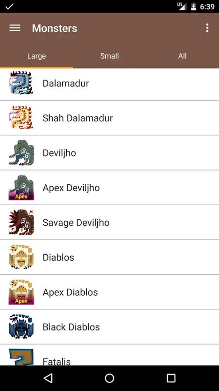 MH4U Database for Android - A Comprehensive Monster Hunter 4 Tool