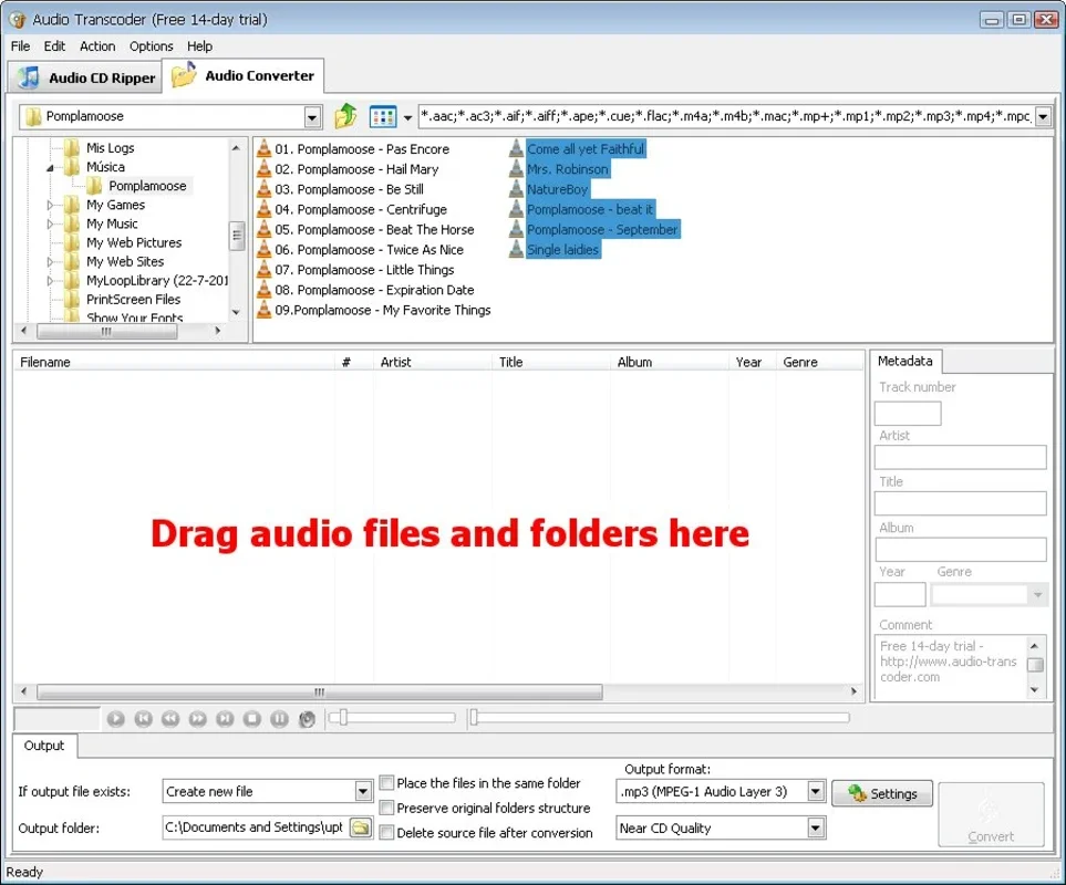 Audio Transcoder for Windows - Versatile Audio Conversion