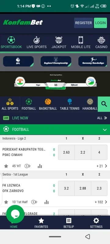 KonfamBet for Android - Exciting Betting Experience